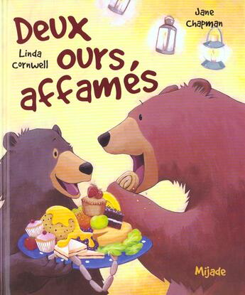 Couverture du livre « Deux ours affames » de Jane Chapman aux éditions Mijade