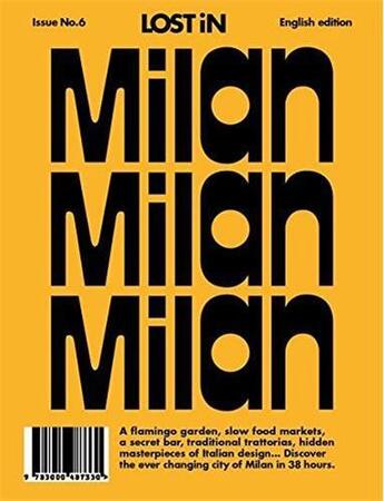 Couverture du livre « Lost in travel guide milan » de Lost In aux éditions Lost In