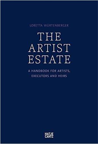 Couverture du livre « The artist estate » de  aux éditions Hatje Cantz