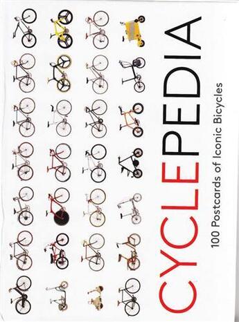 Couverture du livre « Cyclepedia 100 postcards of iconic bicycles » de  aux éditions Thames & Hudson