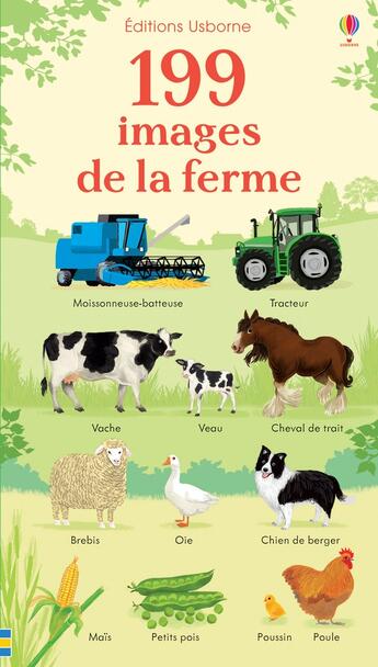 Couverture du livre « 199 images de la ferme » de Holly Bathie et Nikki Dyson aux éditions Usborne