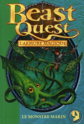 Couverture du livre « Beast Quest Tome 9 : le monstre marin » de Adam Blade aux éditions Hachette Jeunesse
