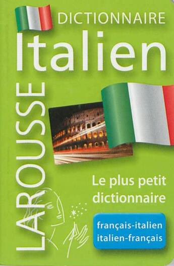 Couverture du livre « Dictionnaire Larousse micro italien ; français-italien / français-italien » de  aux éditions Larousse