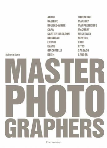 Couverture du livre « Master photographers » de  aux éditions Flammarion