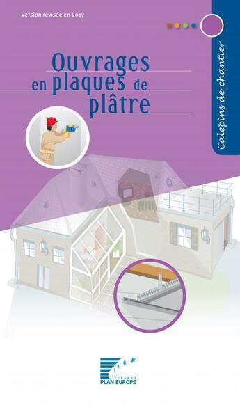 Couverture du livre « Ouvrages en plaques de plâtre » de Collectif Ffb Capeb aux éditions Sebtp