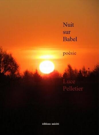 Couverture du livre « Nuit sur Babel » de Pelletier Luce aux éditions Unicite