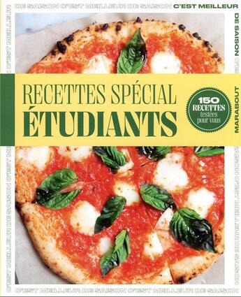 Couverture du livre « Recettes de saison - recettes etudiant » de  aux éditions Marabout