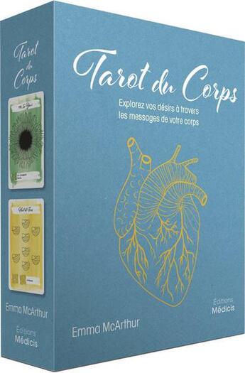 Couverture du livre « Tarot du corps : explorez vos désirs à travers les messages de votre corps » de Emma Mcarthur aux éditions Medicis