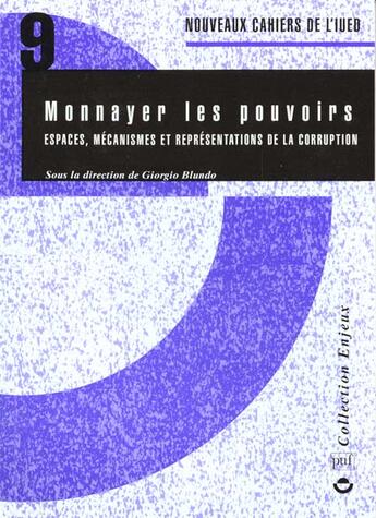 Couverture du livre « Monnayer les pouvoirs » de Blundo G. aux éditions Puf