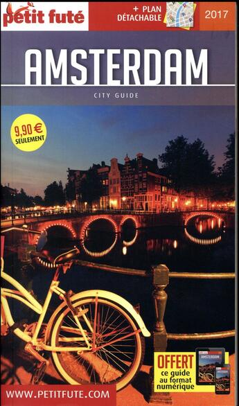 Couverture du livre « GUIDE PETIT FUTE ; CITY GUIDE ; Amsterdam (édition 2017) » de  aux éditions Le Petit Fute