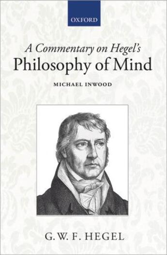 Couverture du livre « A Commentary on Hegel's Philosophy of Mind » de Michael Inwood aux éditions Oup Oxford