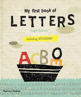 Couverture du livre « My first book of letters » de Prim/Navarro aux éditions Thames & Hudson