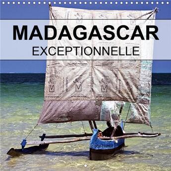 Couverture du livre « Madagascar exceptionnelle calendrier mural 2020 300 300 mm square - madagascar connue pour la sing » de Boettcher U aux éditions Calvendo