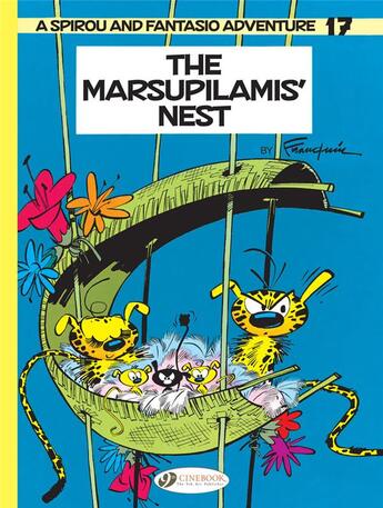 Couverture du livre « Spirou & Fantasio adventures t.17 ; the marsupilamis' nest » de Andre Franquin aux éditions Cinebook