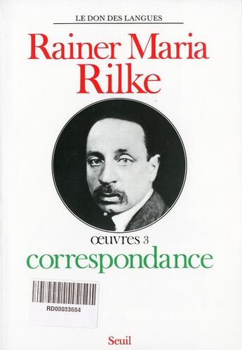 Couverture du livre « Oeuvres » de Rainer Maria Rilke aux éditions Seuil