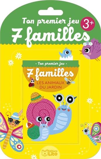 Couverture du livre « Premier jeu 7 fam ani jardin » de  aux éditions Lito