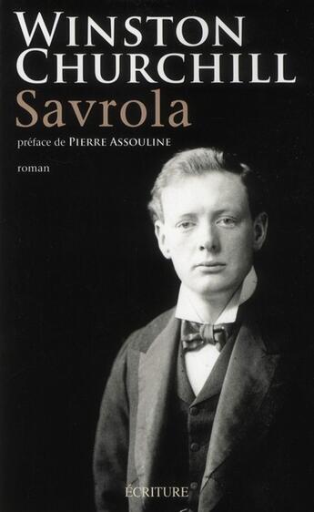 Couverture du livre « Savrola » de Winston Churchill aux éditions Ecriture