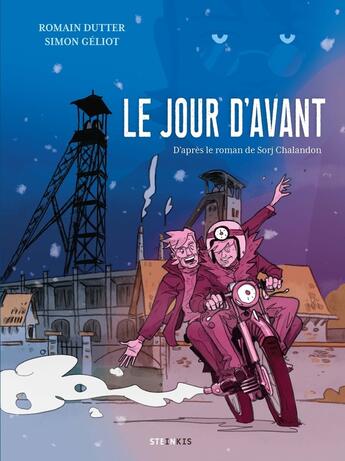 Couverture du livre « Le jour d'avant » de Simon Geliot et Romain Dutter aux éditions Steinkis