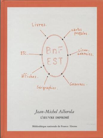 Couverture du livre « Jean-Michel Alberola ; l'oeuvre imprimé » de Chicha-Castex aux éditions Bnf Editions