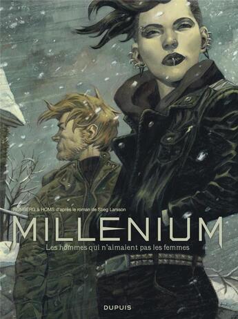 Couverture du livre « Millénium : Intégrale vol.1 : Tomes 1 et 2 : les hommes qui n'aimaient pas les femmes Tome 1 et Tome 2 » de Sylvain Runberg et Jose Homs aux éditions Dupuis