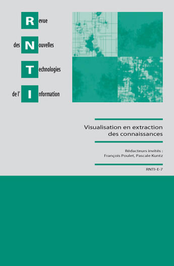 Couverture du livre « Rnti e7 revue des nouv. technologies de l'information-visualisation en extraction des connaissances » de  aux éditions Cepadues