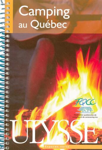 Couverture du livre « Camping au québec » de  aux éditions Ulysse