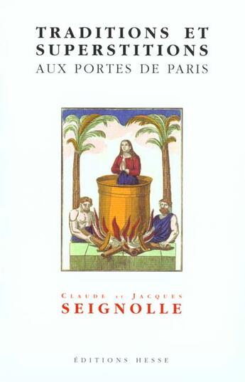 Couverture du livre « Trad et sup portes de paris remp par floklore du hurepoix » de C. & J. Seignolle aux éditions Hesse