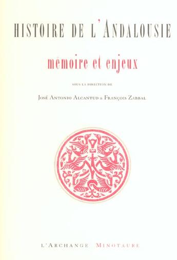 Couverture du livre « Histoire de l'andalousie » de  aux éditions Vilo