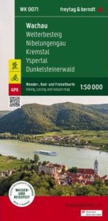 Couverture du livre « Wachau-Dunkelsteiner wald » de  aux éditions Freytag Und Berndt