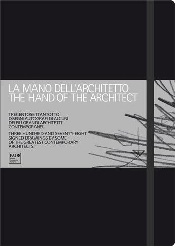 Couverture du livre « The hand of the architect » de Moleskine aux éditions Moleskine