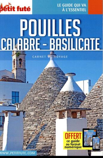 Couverture du livre « GUIDE PETIT FUTE ; CARNETS DE VOYAGE : Pouilles, Calabre (édition 2018) » de Collectif Petit Fute aux éditions Le Petit Fute