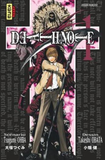 Couverture du livre « Death note : Tome 1 et Tome 2 » de Takeshi Obata et Tsugumi Ohba aux éditions Kana