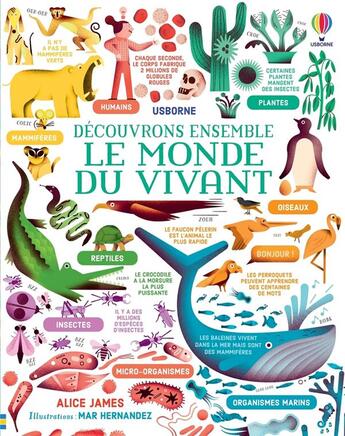 Couverture du livre « Le monde du vivant » de Rosie Dickins aux éditions Usborne