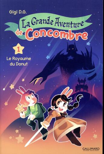 Couverture du livre « La grande aventure de Concombre t.1 ; le royaume du donut » de Gigi D.G. aux éditions Bayou Gallisol