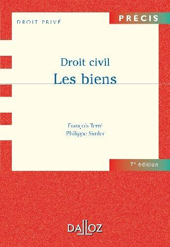 Couverture du livre « Droit civil ; les biens (7e édition) » de Francois Terre et Philippe Simler aux éditions Dalloz