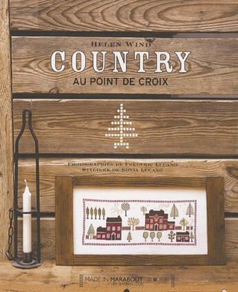 Couverture du livre « Country au point de croix » de Wind-H aux éditions Marabout