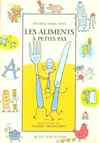 Couverture du livre « Les aliments a petits pas » de Mira Pons/Theinhardt aux éditions Actes Sud