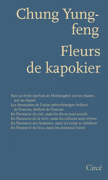 Couverture du livre « Le kapok » de Yung-Feng Chung aux éditions Circe