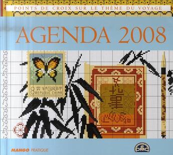 Couverture du livre « Agenda point de croix sur le thème du voyage (édition 2008) » de  aux éditions Mango