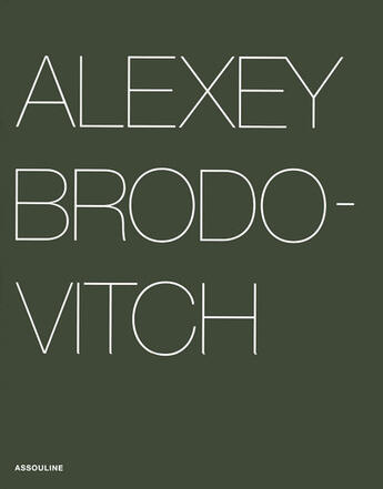 Couverture du livre « Alexey brodovitch » de Gabriel Bauret aux éditions Assouline