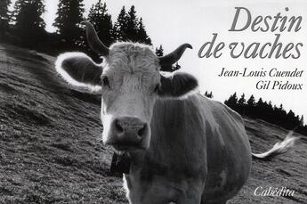 Couverture du livre « Destin de vaches » de Cuendet/Pidoux aux éditions Cabedita