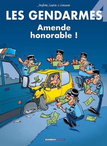 Couverture du livre « Les gendarmes Tome 4 : amende honorable ! » de David Lunven et Jenfevre et Olivier Sulpice aux éditions Bamboo