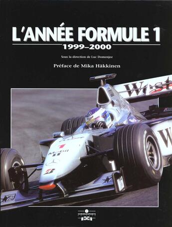 Couverture du livre « Annee formule 1 1999-2000 » de Domenjoz L aux éditions Chronosports