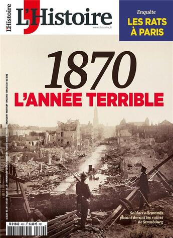 Couverture du livre « L'histoire n 469 1870 l'annee terrible » de  aux éditions L'histoire