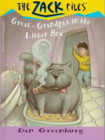 Couverture du livre « Zack Files 01: My Great-grandpa's in the Litter Box » de Davis Jack E aux éditions Penguin Group Us