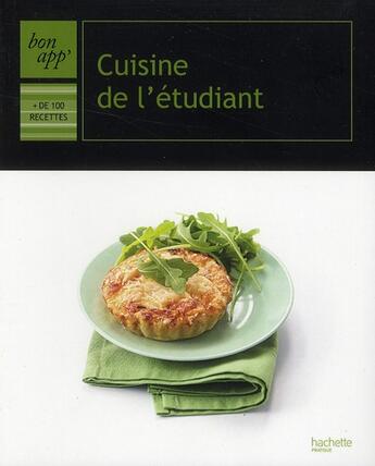 Couverture du livre « Cuisine de l'étudiant » de  aux éditions Hachette Pratique