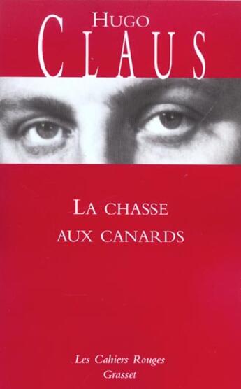 Couverture du livre « La chasse aux canards » de Claus-H aux éditions Grasset