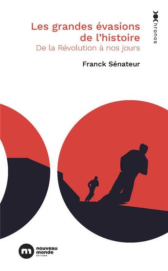 Couverture du livre « Les grandes évasions de l'histoire : de la Révolution à nos jours » de Franck Senateur aux éditions Nouveau Monde