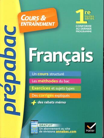 Couverture du livre « PREPABAC » de Helene Bernard aux éditions Hatier