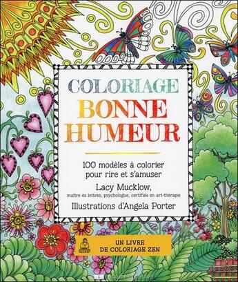 Couverture du livre « Coloriage bonne humeur » de Lucy Mucklow et Angela Porter aux éditions Courrier Du Livre